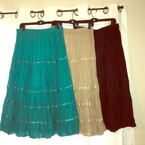 White Stag broomstick skirts M 8/10